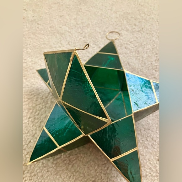 PIER 1 🦚 Capiz shell hanging Star ⭐️ - Picture 4 of 9